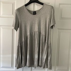 Angus & Dora Tshirt Baby Doll Gray sz L